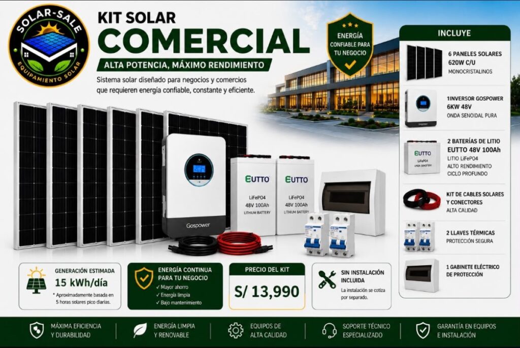 Kit Solar Comercial