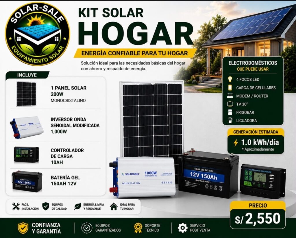 Kit Solar Hogar