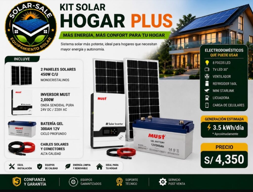 Kit Solar Hogar Plus